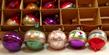 Vintage Polish Hand Painted Christmas Ornaments